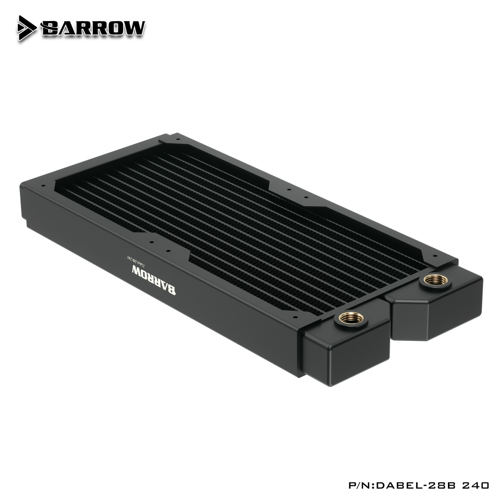 Barrow Black Dabel 240mm Red Copper Radiator High Performance DABEL-28B 120mm x2