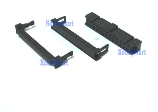 FC-26 26 Pin IDC 2x13 2.54mm Pitch Cable Mount Female Connector wire Socket x 10