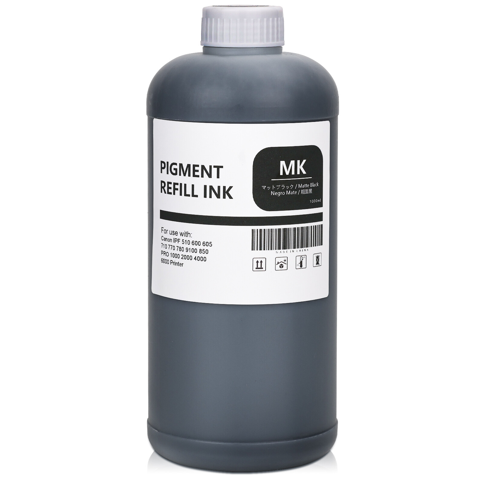 12pc 1000ML Pigment Ink For Canon PRO-1000 4000 6000 iPF8000 8100 8110 Printer