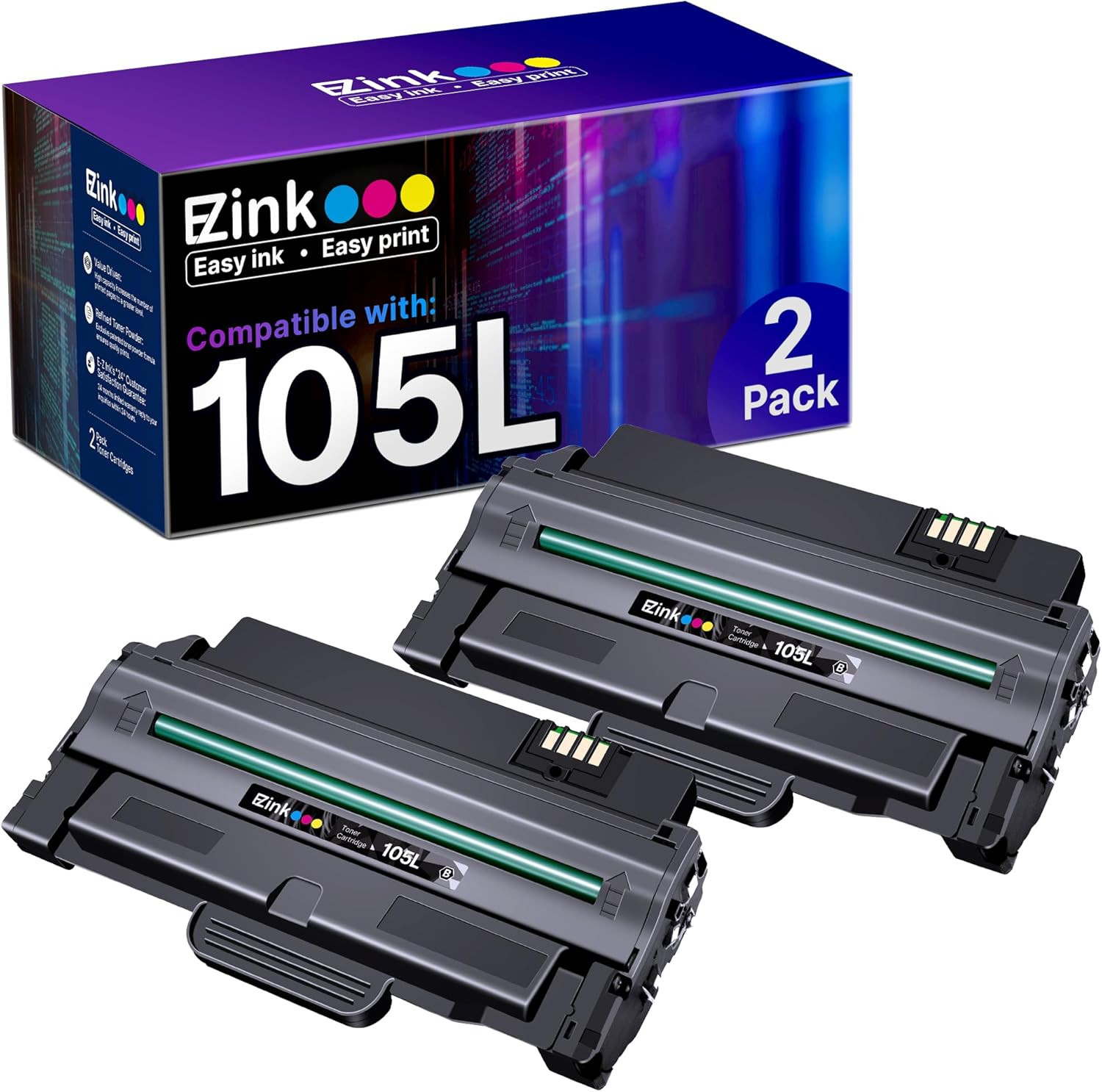 105L Toner Cartridge for Samsung MLT-D105L MLTD105L 105L SCX-4623F | Compatible