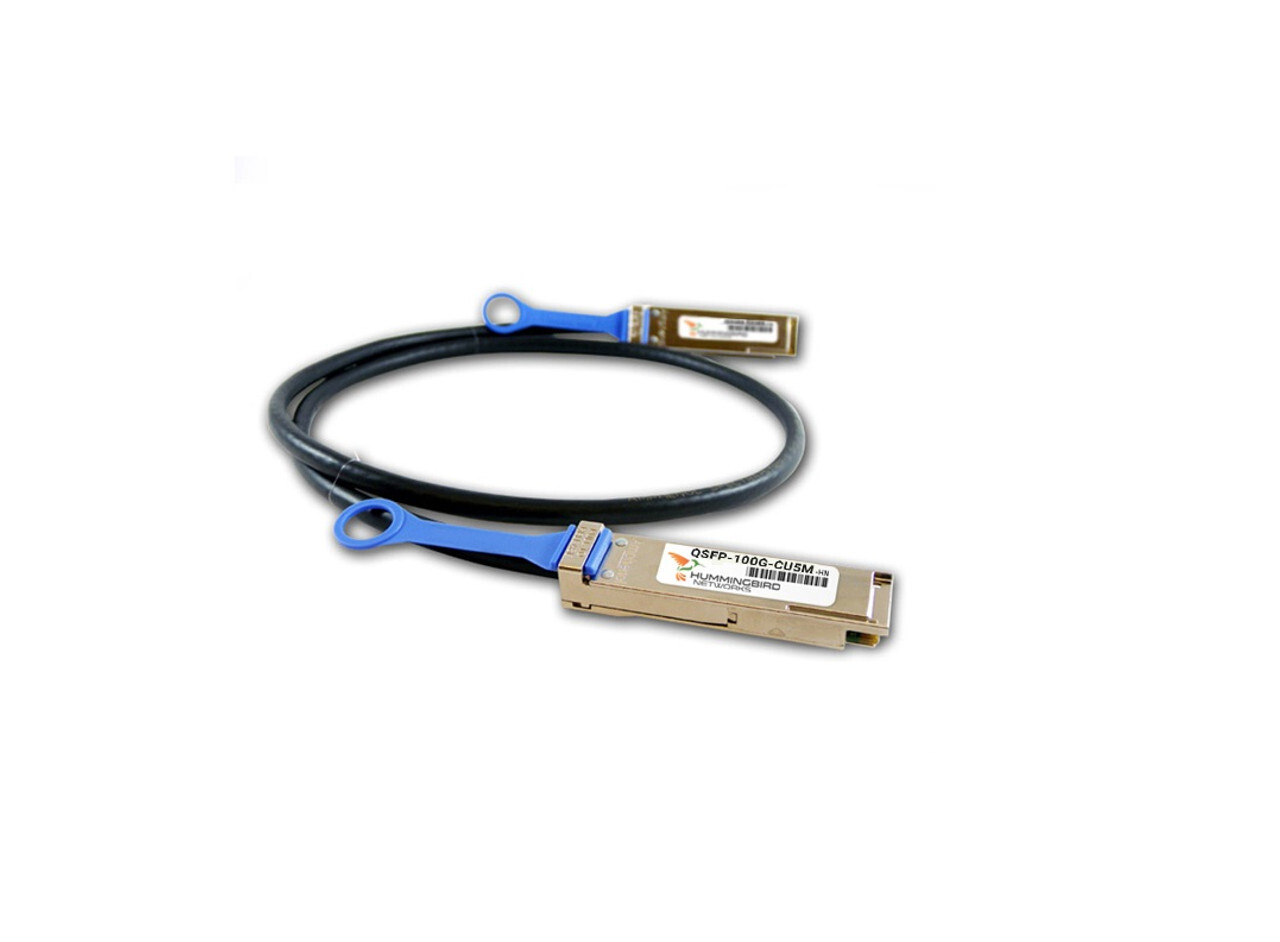 Hummingbird Networks Brand Compatible for Cisco QSFP-100G-CU5M 100G DAC Cable 5m