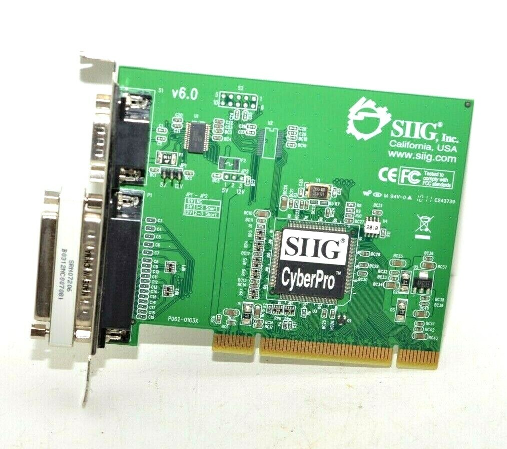 SIIG Cyber Pro P091-01G6X Serial Video Display Card