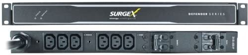 Surgex Defender Series 1U PDU - 6 Output Receptacles - SX-DS-520-FP