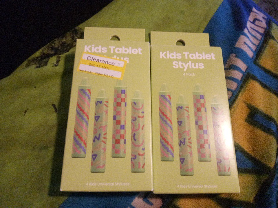 (2) 4 Pack Kid-Friendly Stylus Pens for Touch Screens Kids Samrt Watch,Tablet
