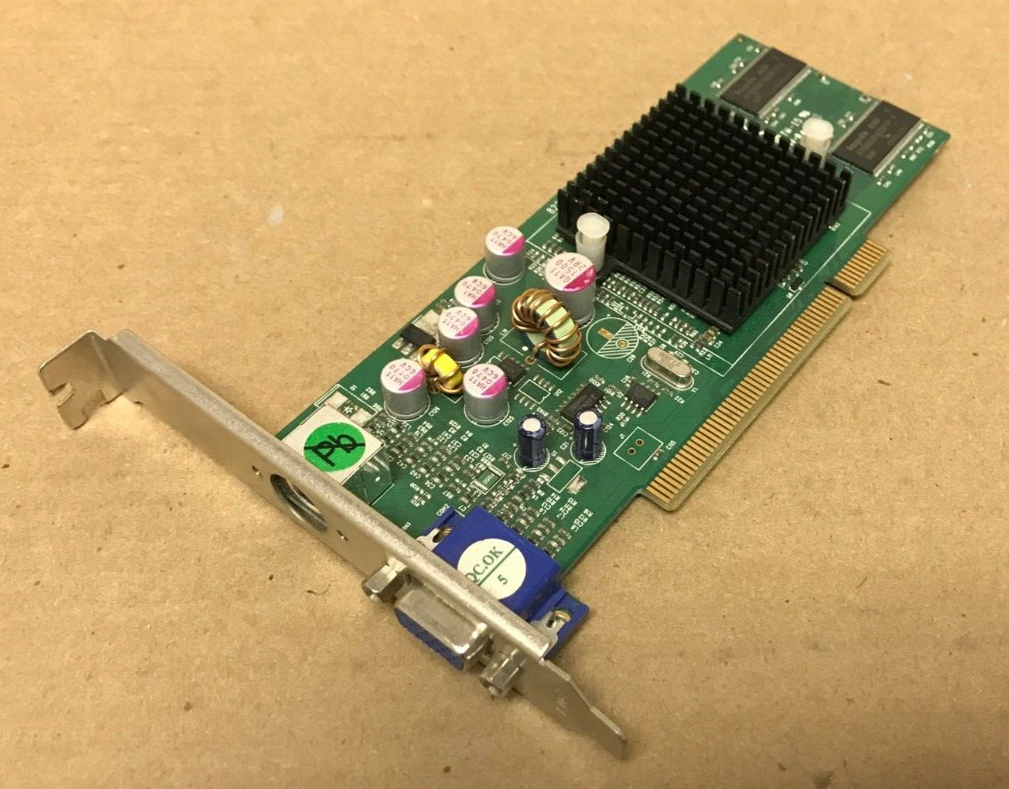 Jaton NVIDIA GeForce MX4000 64MB PCI Graphics Card- Video-208PCI-64Twin