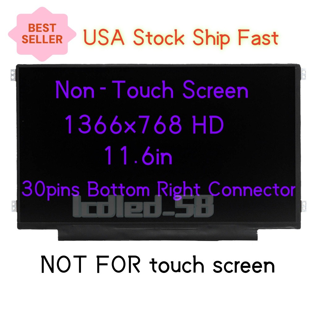 B116XTN02.3 For Acer ChromeBook 11 CB3-131-C3VC HD LCD Display Screen 11.6'' New