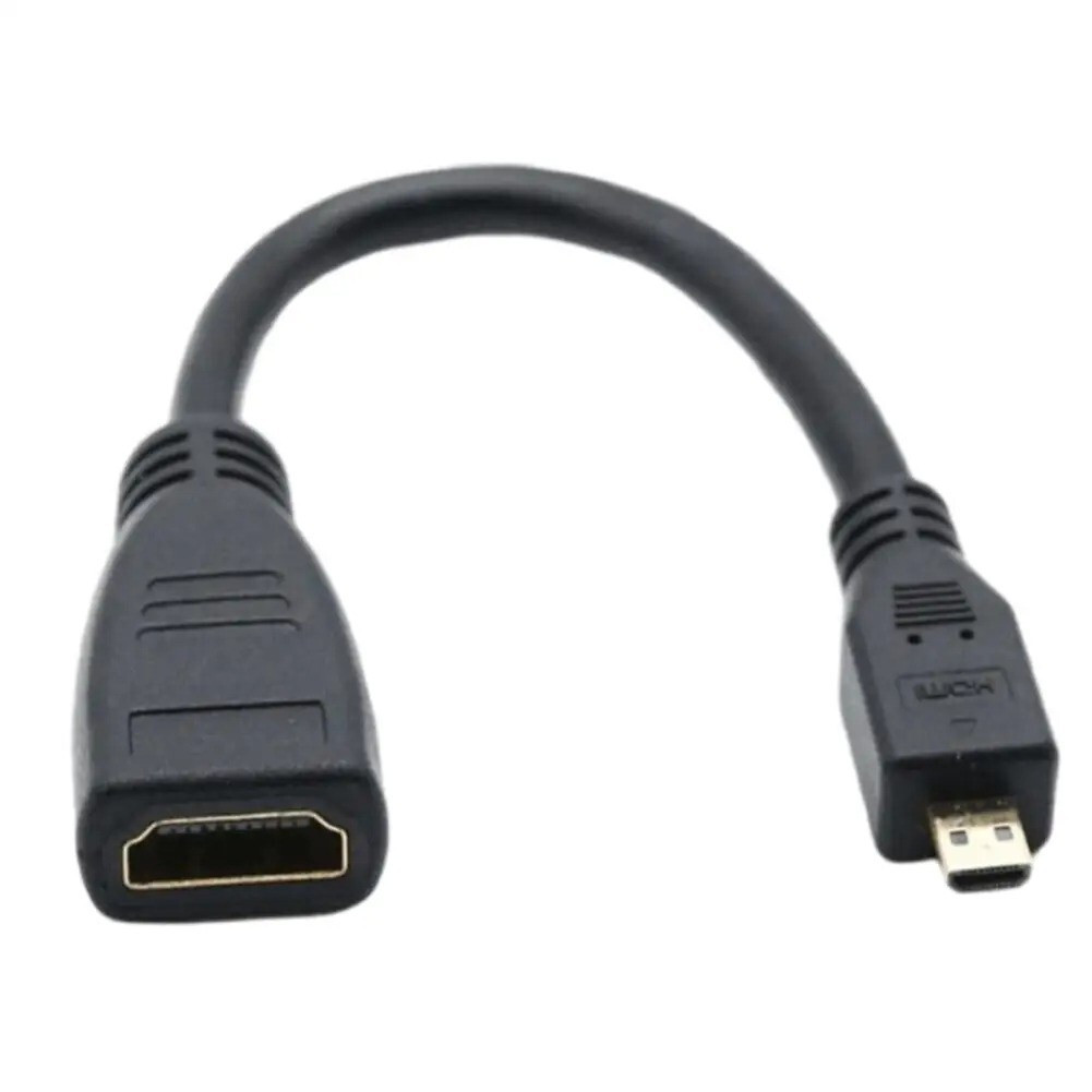 Micro HDMI to HDMI Female Adapter Cable 4K 60Hz for Raspberry Pi Camera