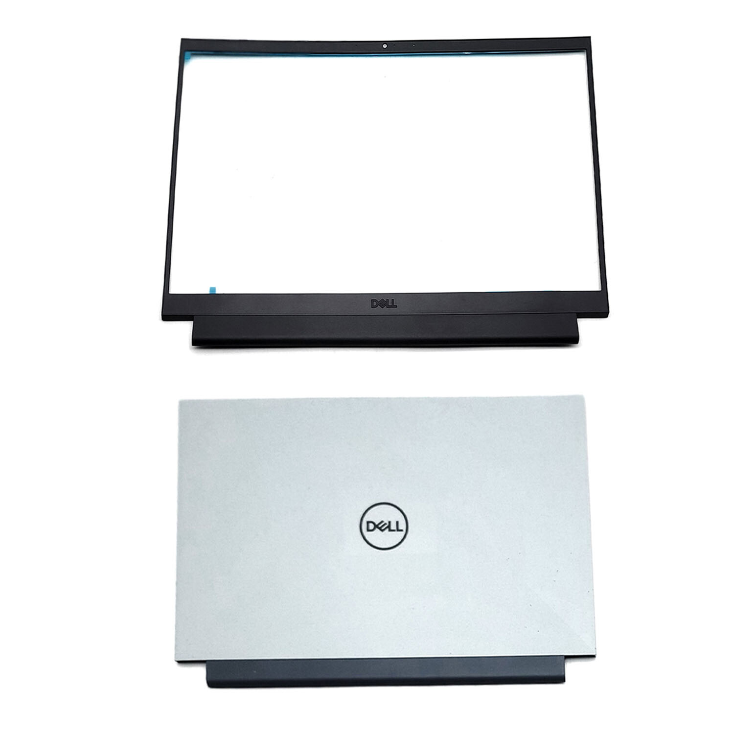 New 0W9XD4 W9XD4 For Dell G15 5510 5511 5515 LCD Rear Back Cover White+ Bezel US