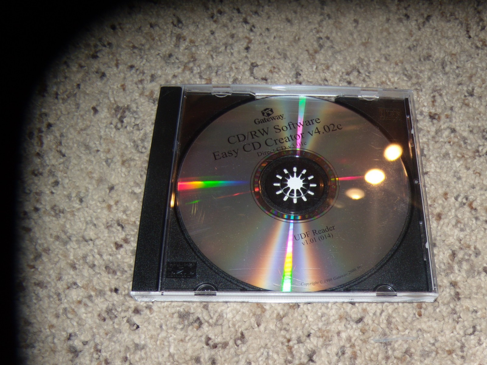 Gateway CD/RW Software Easy CD Creator v4.02c - CD