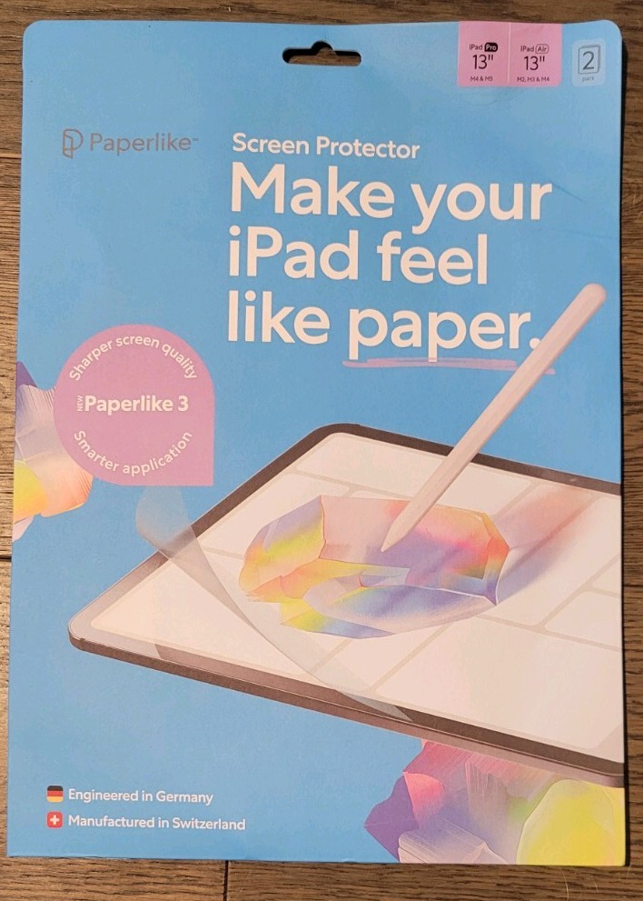 Paperlike 2-Pack Screen Protector for Apple iPad Pro 13 Nanodots NEW