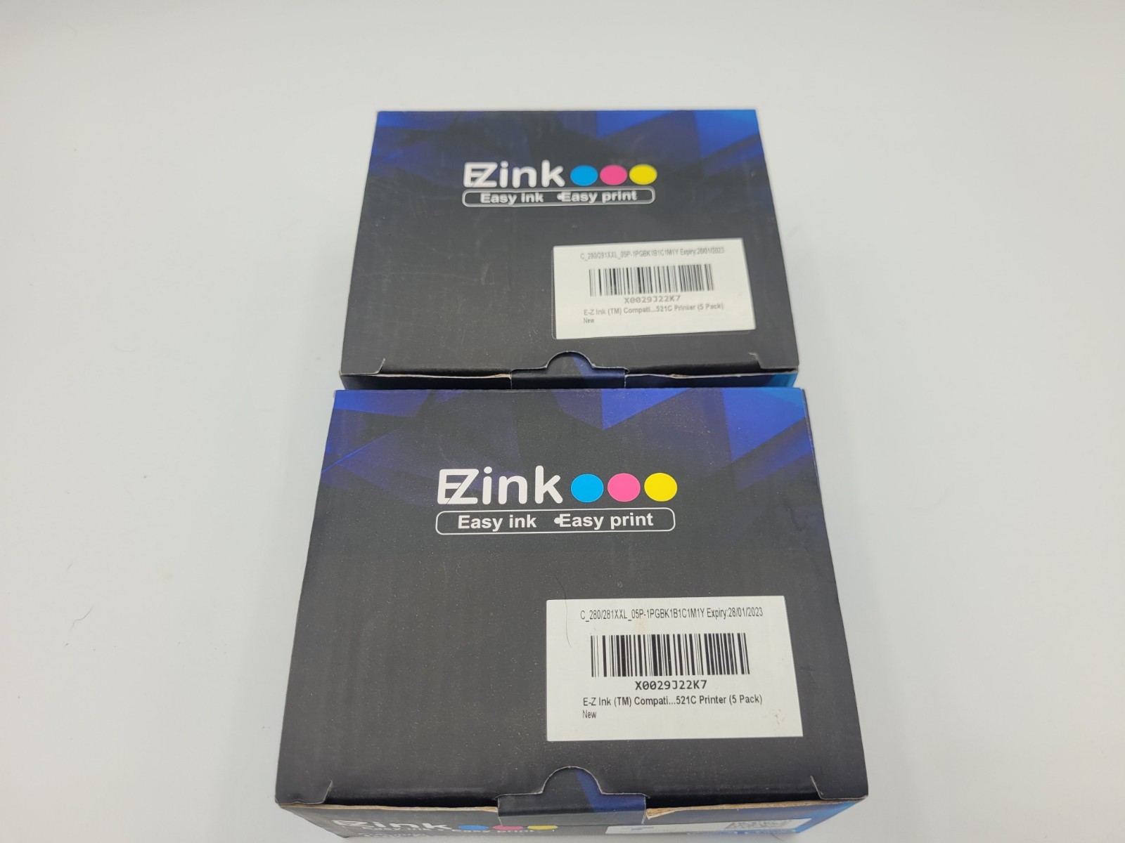 EZink PGI-280XXL CLI-281XXL Ink Cartridges 2 Boxes Multi-Pack for Canon Pixma