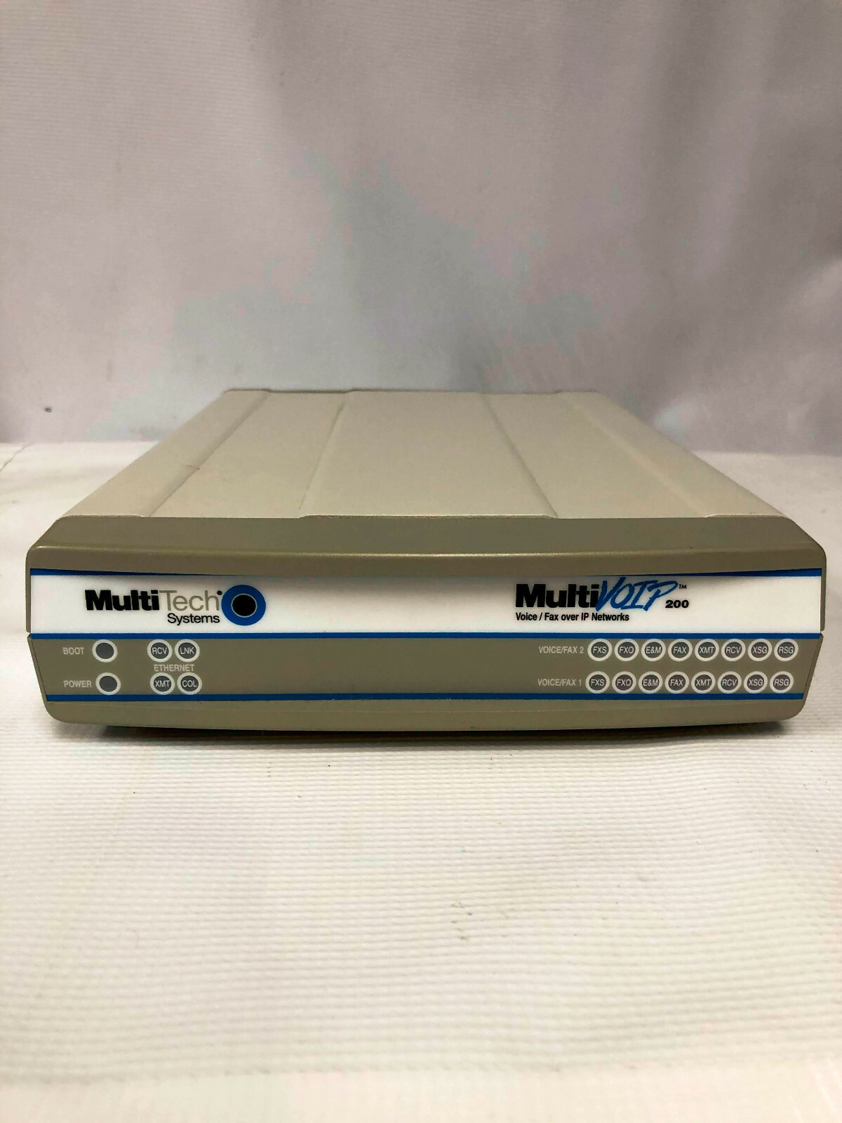 Multi-Tech Systems MultiVOIP 200 MVP200 Voice/IP Gateway w/Power Supply (Qt 2)