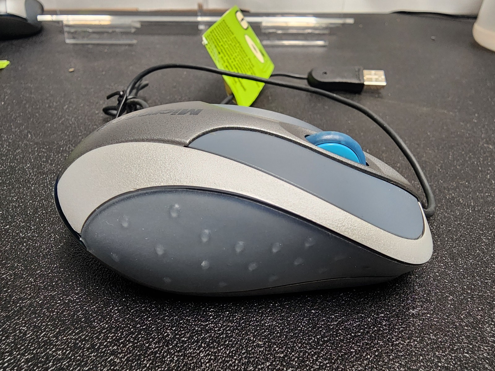 Vintage Microsoft Notebook Optical Mouse 3000 Model 1049 USB Wired - Working