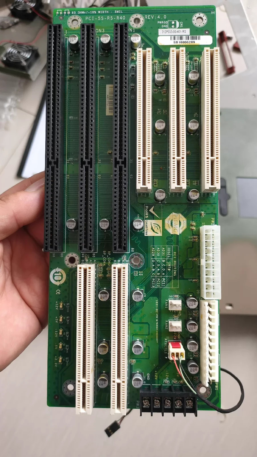 PCI-5S-RS-R40 Rev 4.0   Industrial Base Board