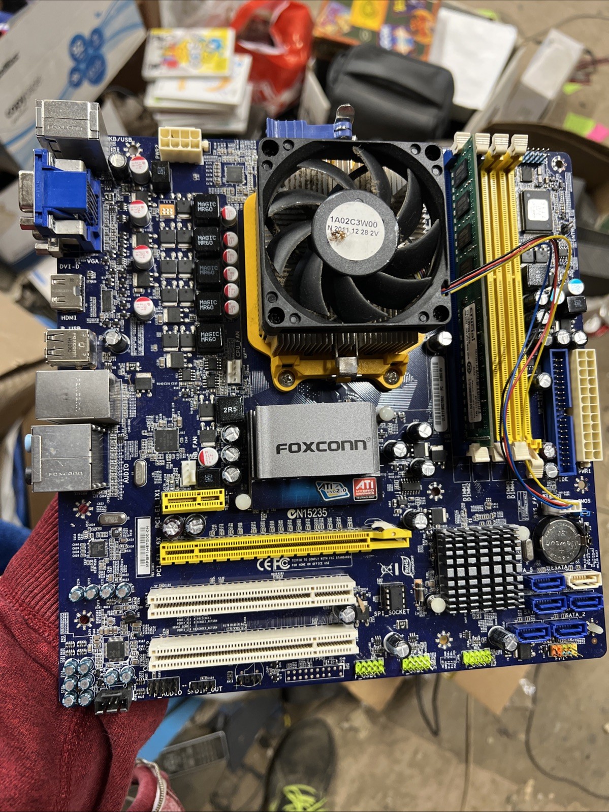 Foxconn A88GMV SERIES AMD Socket AM3 DDR3 SDRAM Desktop Motherboard