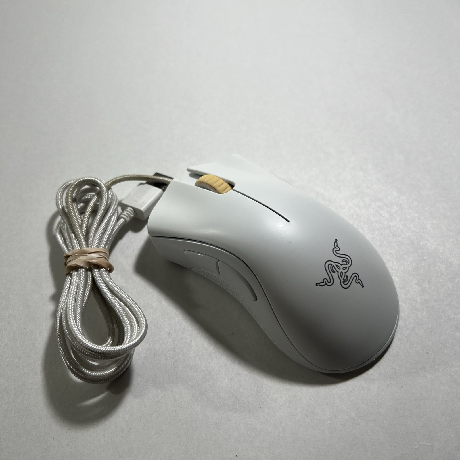 Razer DeathAdder Essential White Wired Optical Gaming Mouse RZ01-0254