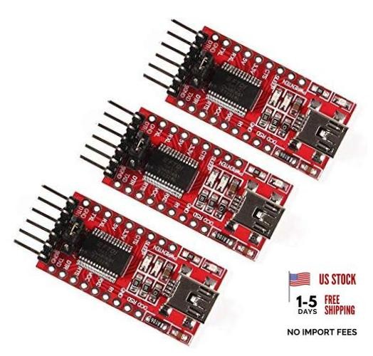 3PCS FT232RL Mini USB to TTL FTDI Adapter Module, 3.3V Mini USB to TTL FT232RL