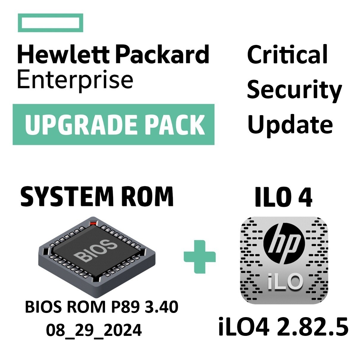Critical BIOS ROM HPE ProLiant DL560 Gen9 (P85) P85_3.40_08_29_2024+iLO4