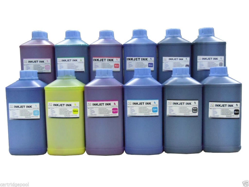 12 Liter ND® Pigment Refill Inks for Epson T44W/T44P/T44H SureColor P7570 P9570