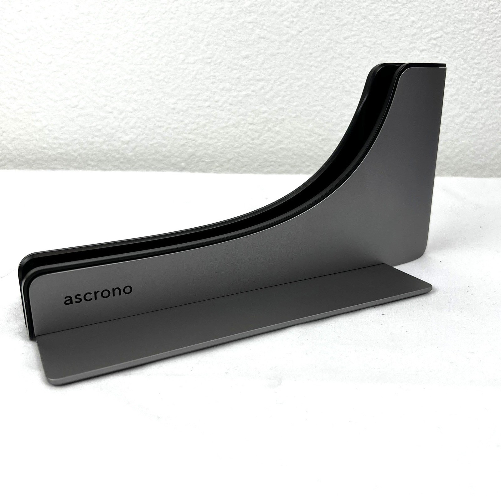Ascrono Vertical Docking Station for MacBook Pro Space Gray Aluminum Stand