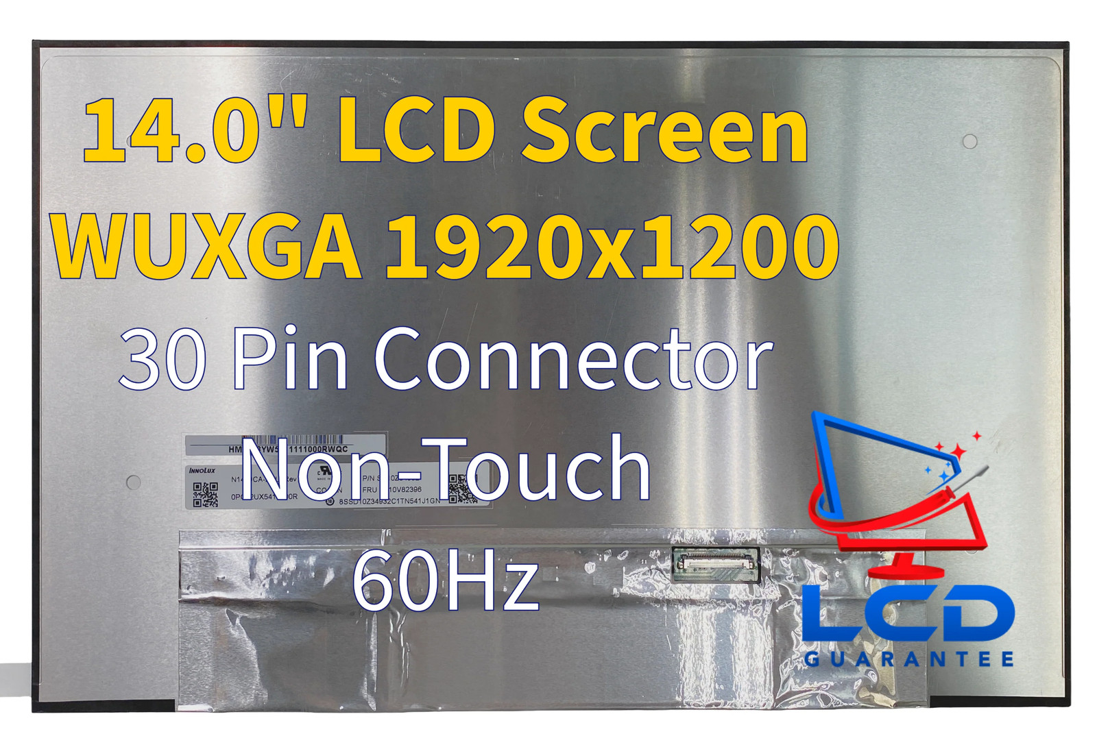 Lenovo PN: 5D10V82501 14" WUXGA Non-Touch LCD Replacement Laptop Screen