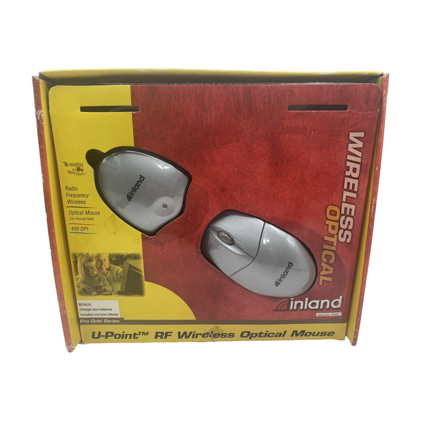 Inland U-Point RF Wireless Optical Mouse