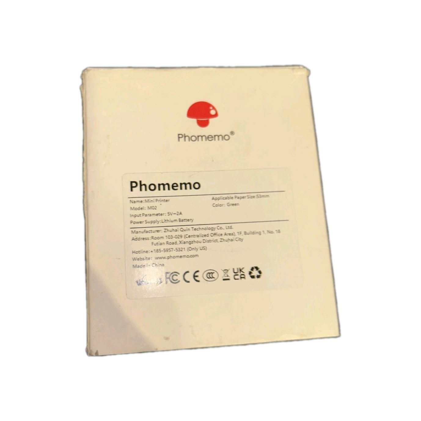 Phomemo M02 Inkless Mini Printer (bin14)