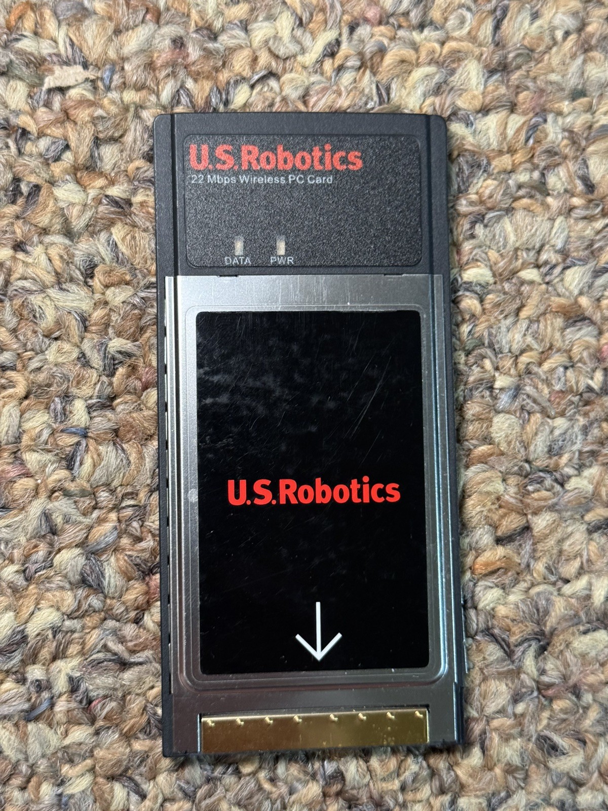 US Robotics 22 Mbps Wireless Notebook/Laptop Adapter WiFi 802.11b USR2210 Rare