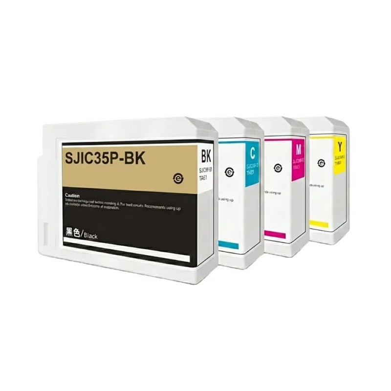 4*80ml SJIC35P Compatible Ink Cartridge With Ink and Chip for CW-C6000 C6500