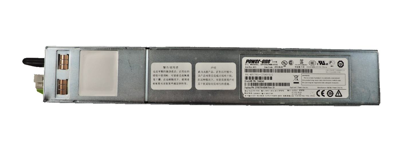 SUN Power-One SPDSUNM-05G Oracle P/N: 7048340 660W DC Power Supply