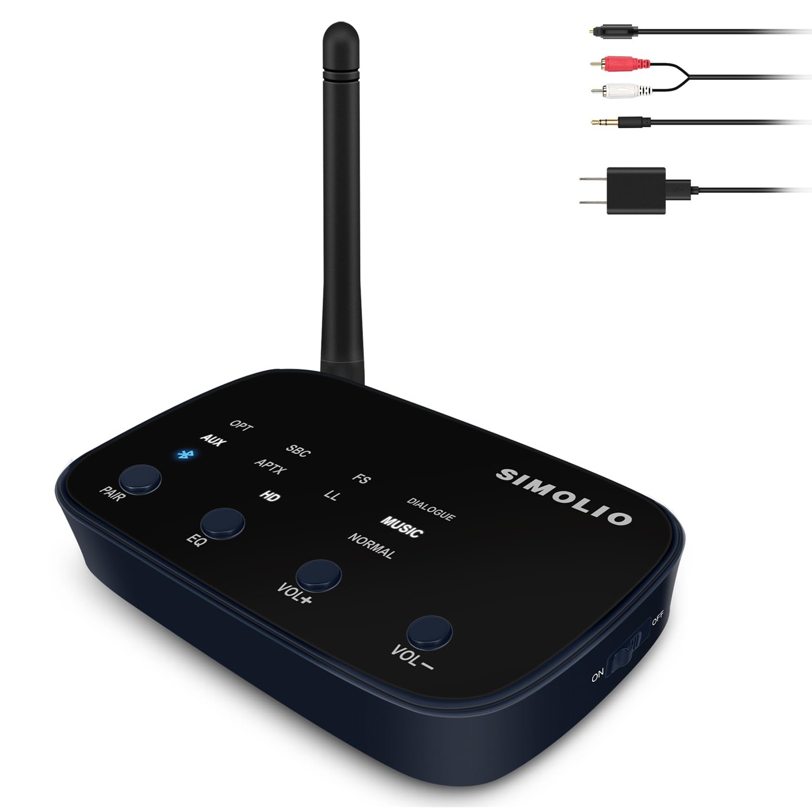 HiFi Long Range Bluetooth Receiver for Home Stereo with aptX HD&LL