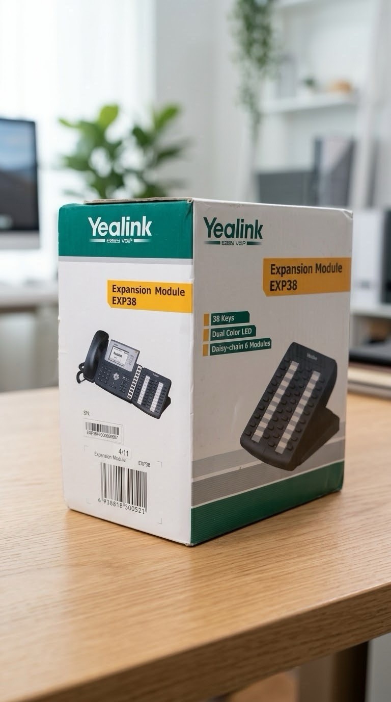 Yealink EXP38 38-Key IP Phone Expansion Module Dual LED for T26P T28P