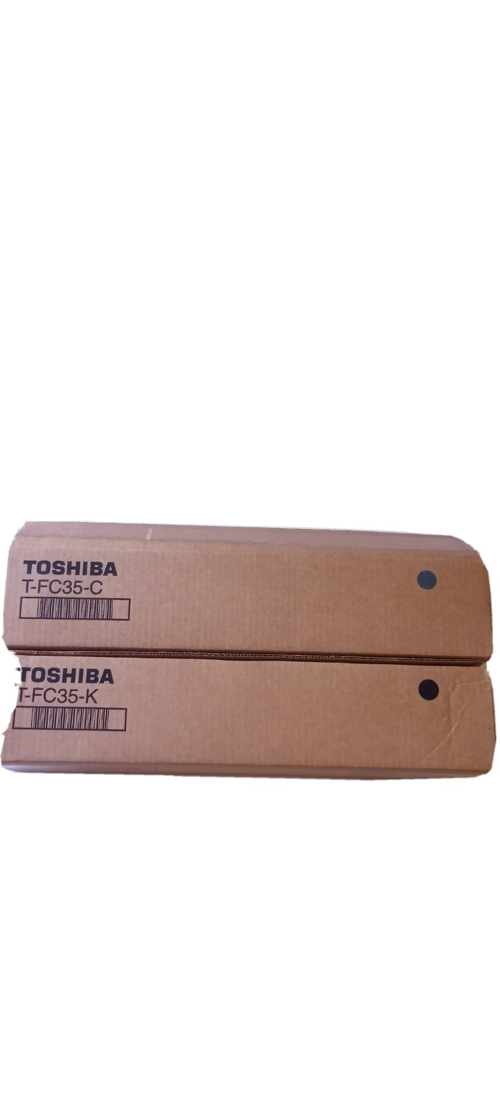 GENUINE THOSIBA T-FC35-Y   BLACK AND BLUE TONER CARTRIDGE