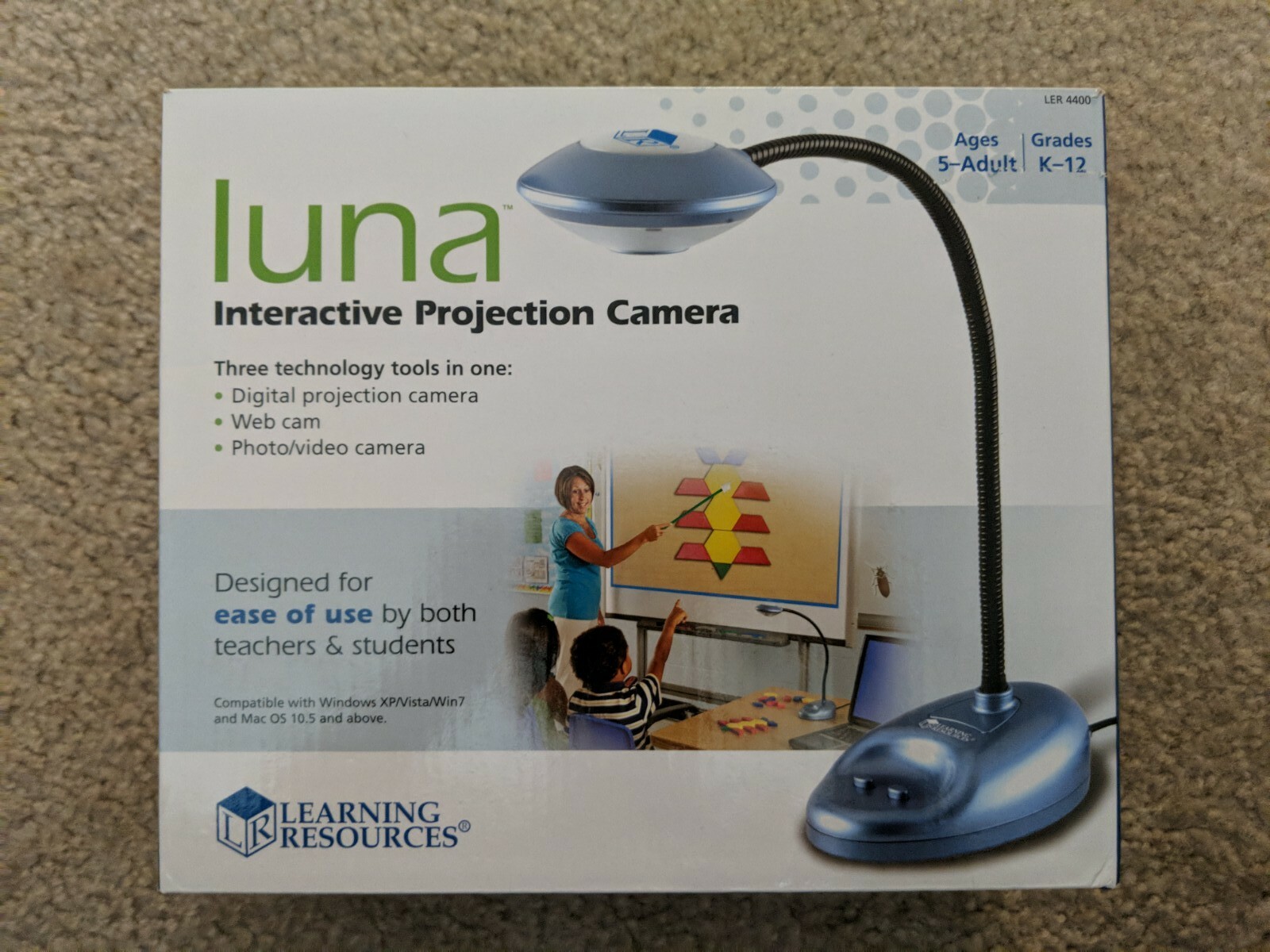 New Opened Box - Luna Interactive Projection Camera - Learning Resources