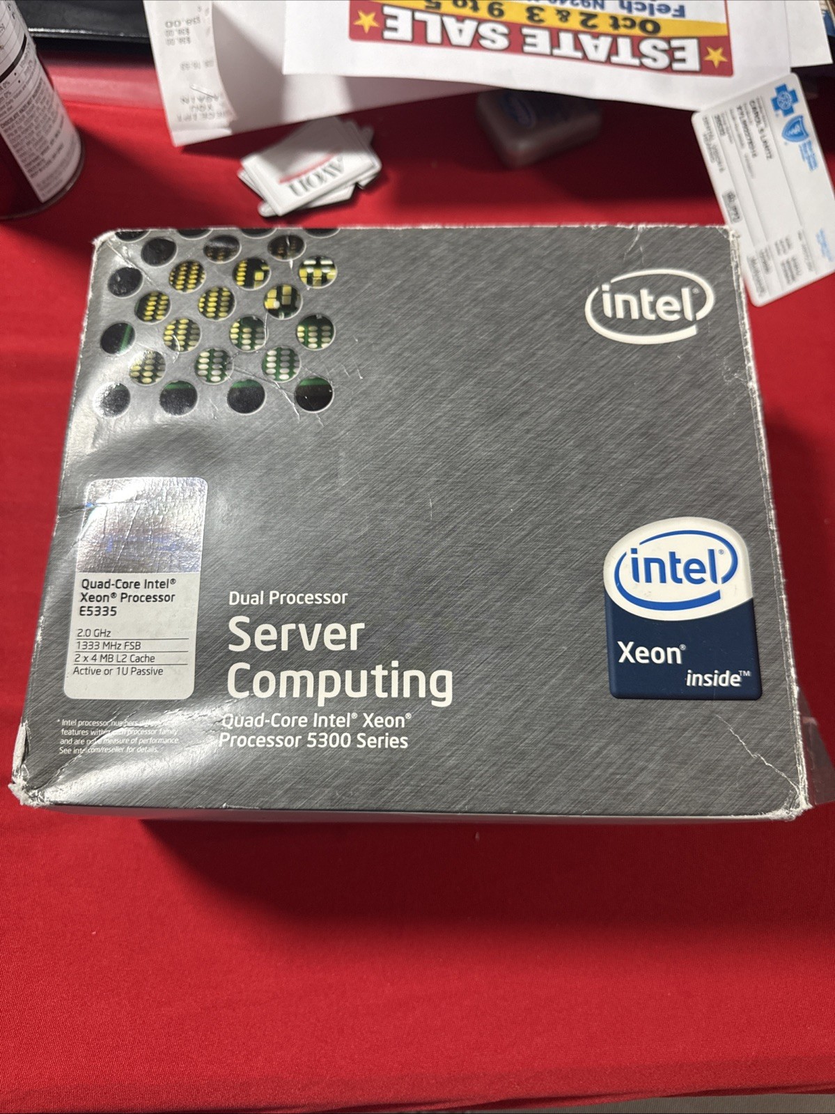 New Never Used Intel Xeon E5335 2GHz Quad-Core (BX80563E5335P) Processor