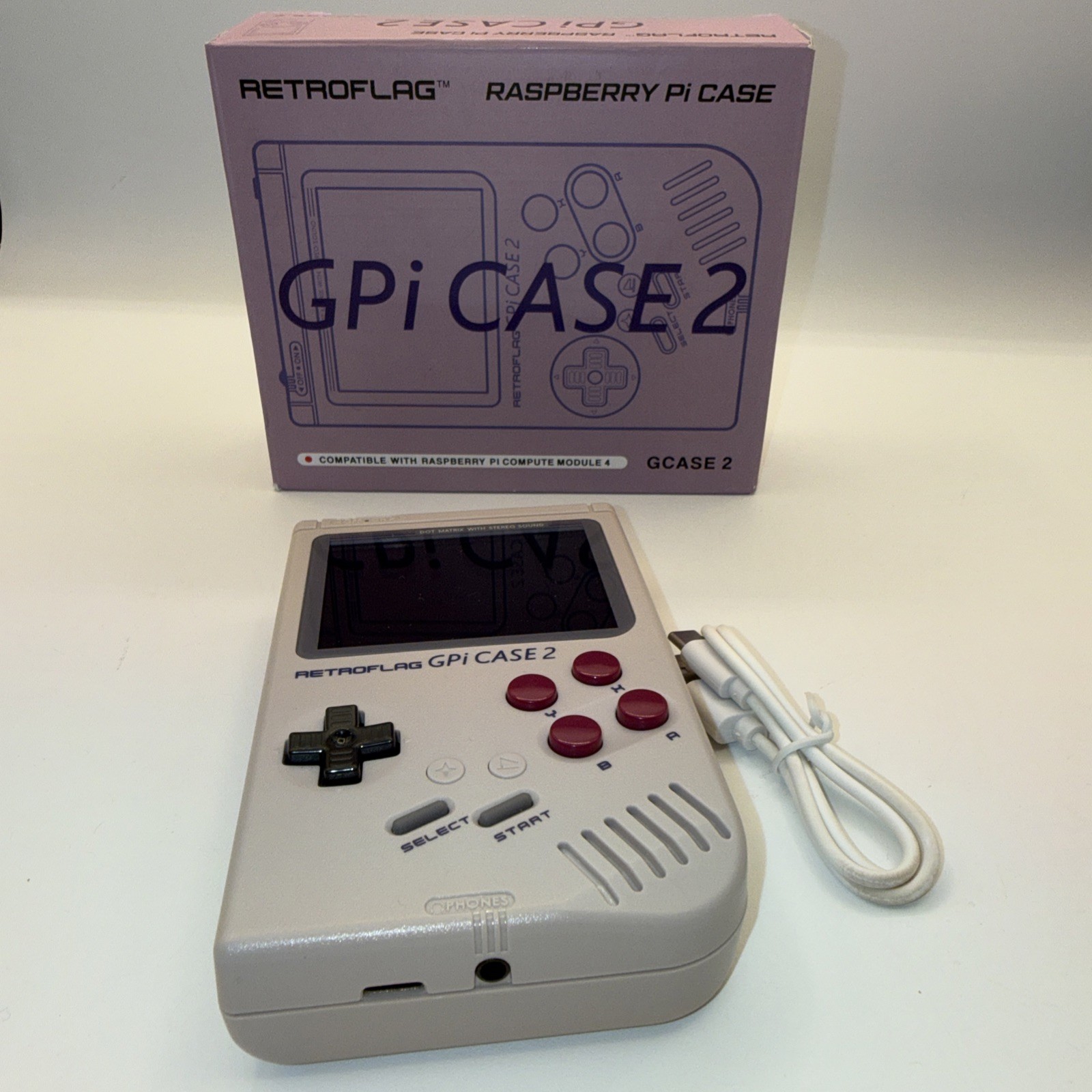 Retroflag GPi CASE 2 Gaming System-No Card Or Games-Console Only-Untested-*READ