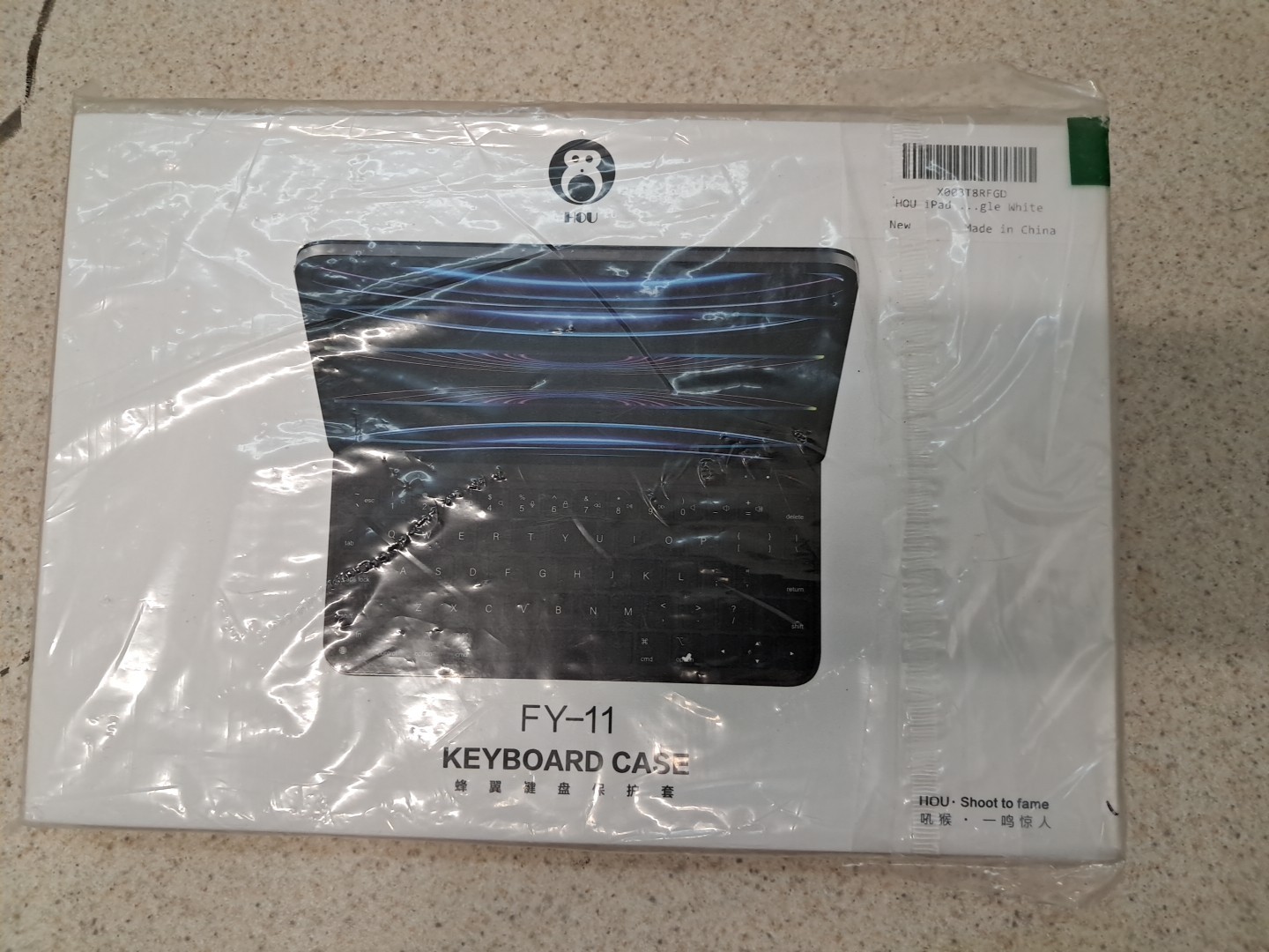 HOU FY-11 Bluetooth Keyboard Folio for Apple iPad Pro 11” Air 10.9” 4th+ 5th Gen