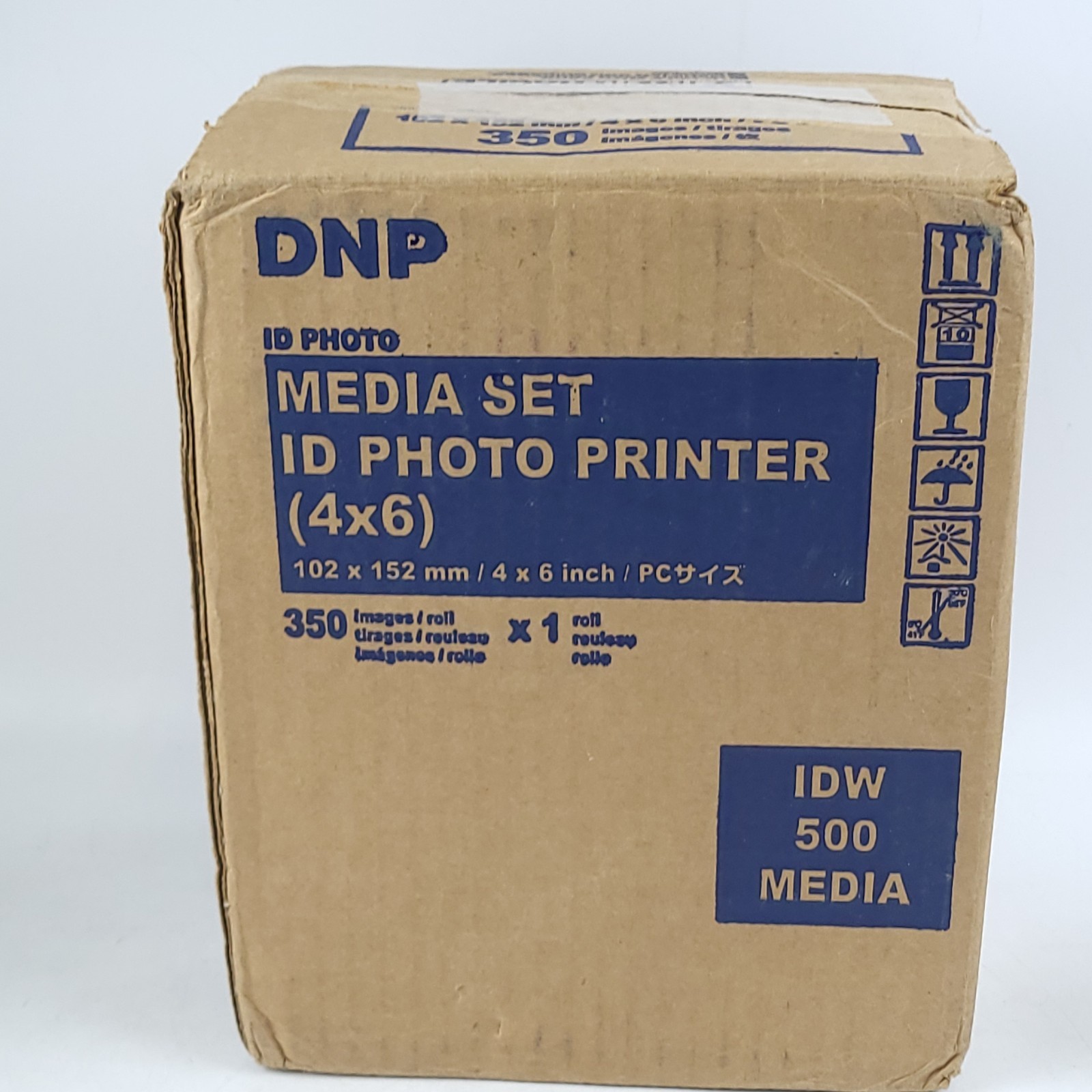 Read DNP 4x6" Paper / Ink Roll Media Set for IDW500 ID Photo Printer 350 Prints