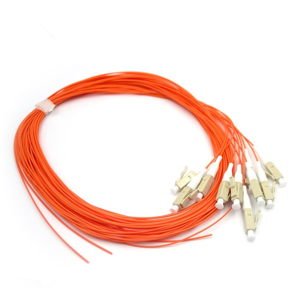 50Pcs 1.5M 50/125 OM2 LC UPC Multimode Simplex 0.9mm Fiber Optical Pigtail Cable