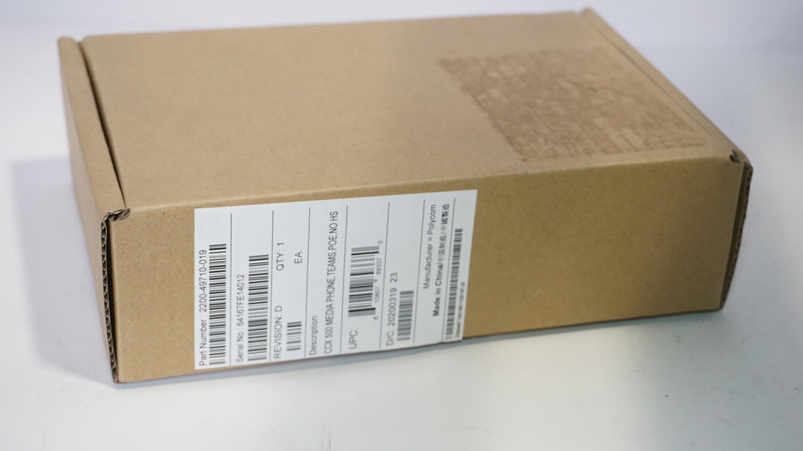-=BRAND NEW=-POLY POLYCOM CCX 500 MICROSOFT TEAMS EDITION PHONE 2200-49710-019