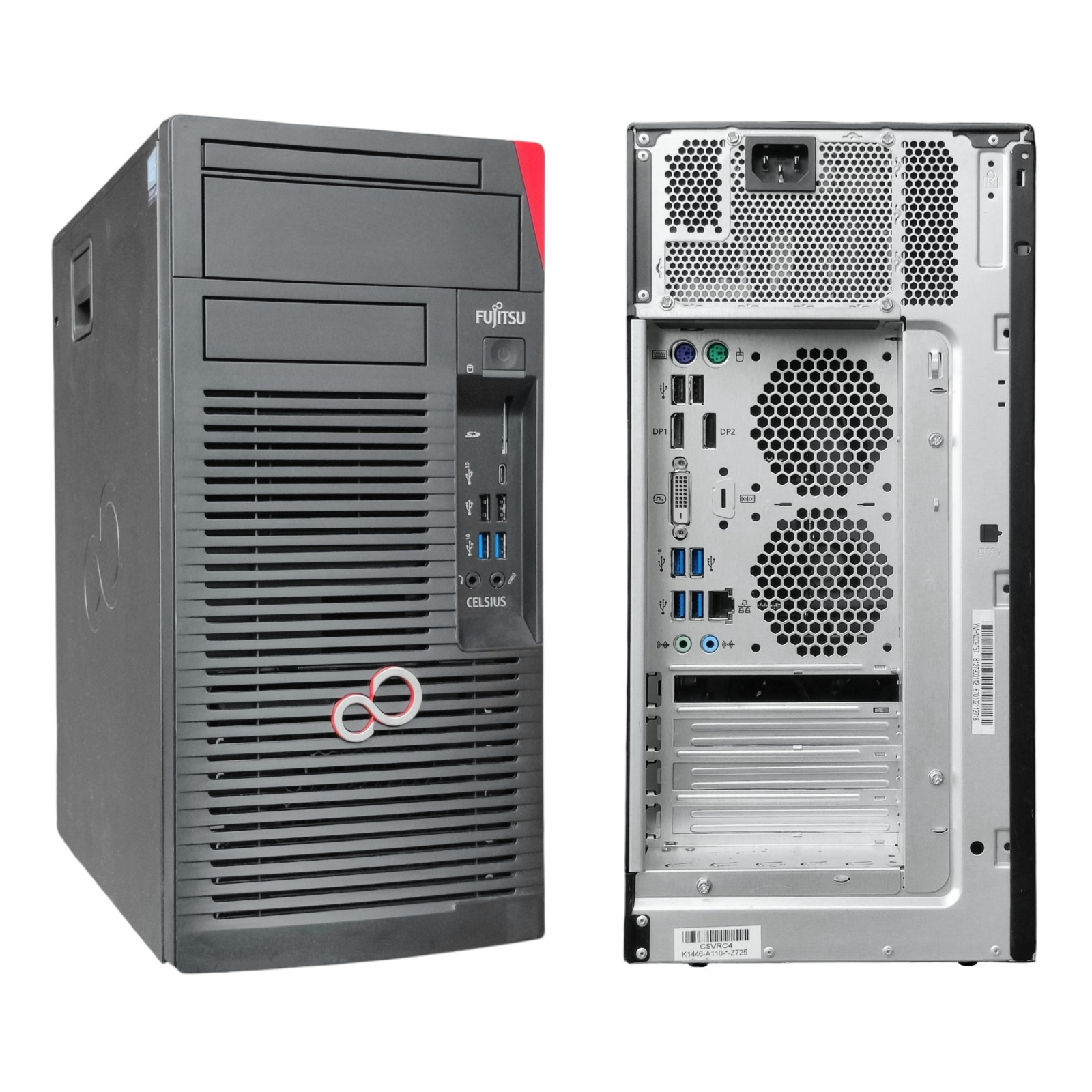 Fujitsu Celsius W580 POWER Intel Xeon 16GB ECC RAM 256GB NVMe SSD Win 11 Pro