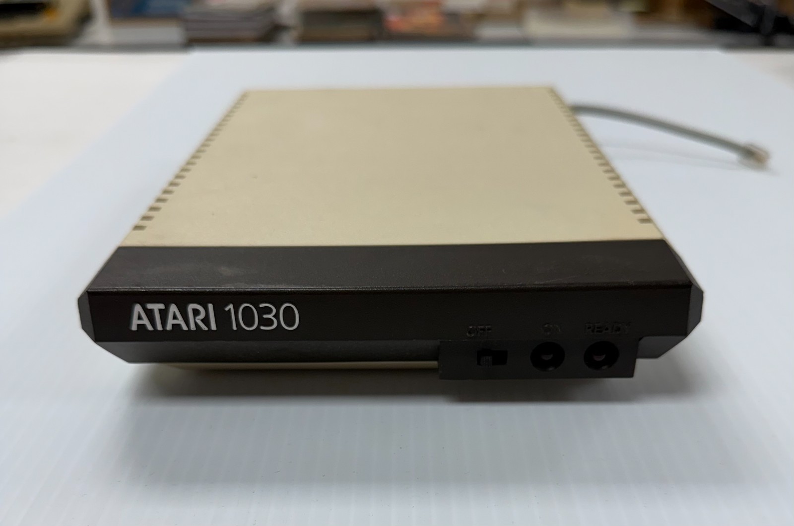Atari 1030 Modem With Power Cable - Powers ON - Untested