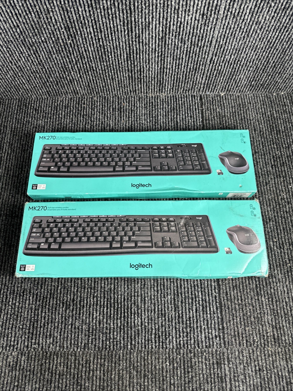 Lot 2x Logitech MK270 Wireless Keyboard & Mouse Combo (920-008813)