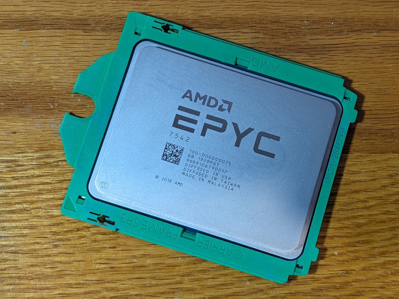 AMD EPYC 7542 CPU Processor 3.4GHz 32Cores 64T Socket SP3 Unlocked 100-000000075