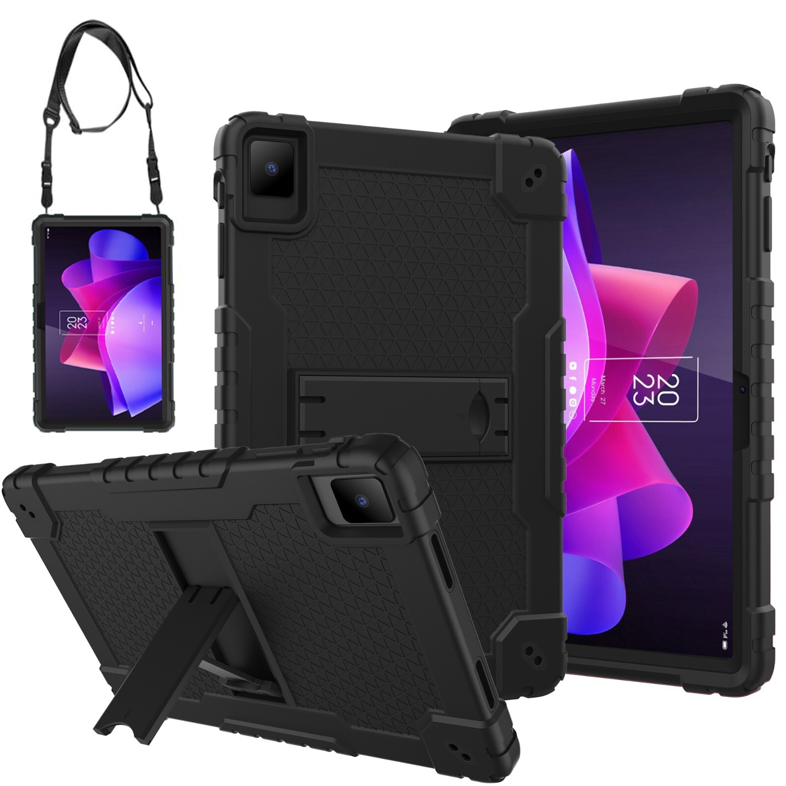 TCL Tab 10 Gen 2 10.4" Shockproof Case with Screen Protector | Rugged Full-Body
