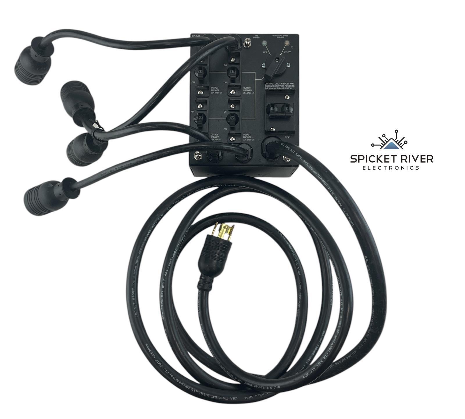Liebert PD-007 Power Distribution Unit 4x 20A 240V Output Breakers