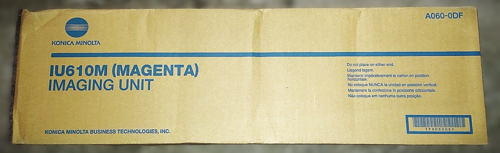 Genuine Konica Minolta IU610M A060-0DF Magenta Imaging Unit Bizhub C451/550/650
