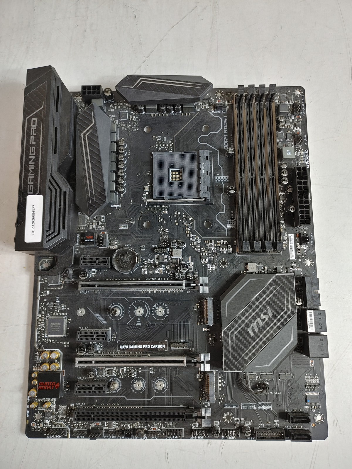 MSI X370 Gaming Pro Carbon AMD Socket AM4 DDR4 Desktop Motherboard