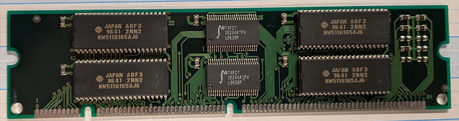 168-Pin 8MB DIMM, Untested, Pentium 430VX/TX Power Mac 44/55/6500 series vintage