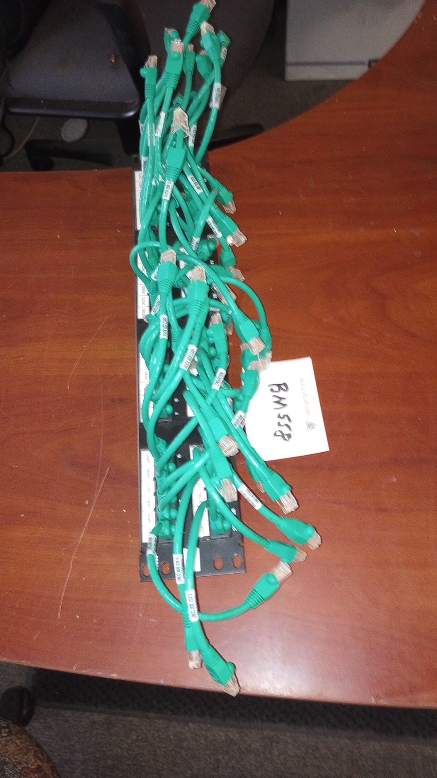 AMP Netconnect Category 5e 48 Port Patch Panel PN: 406331-1 + CABLES